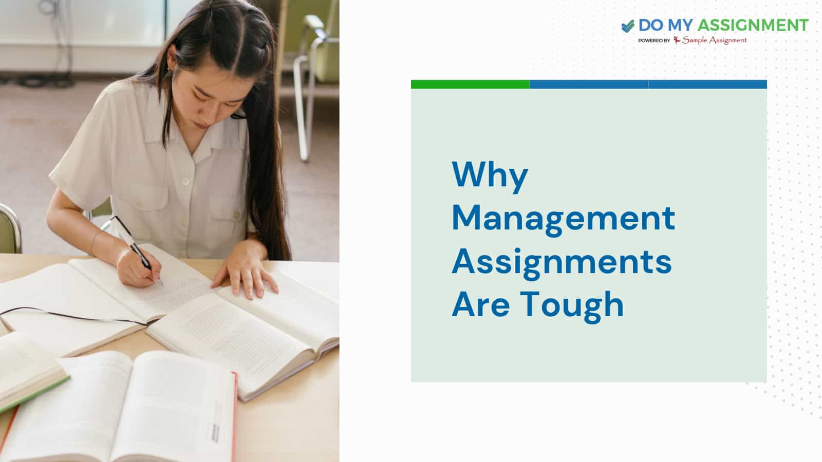 Why Management Assignments Are Tough